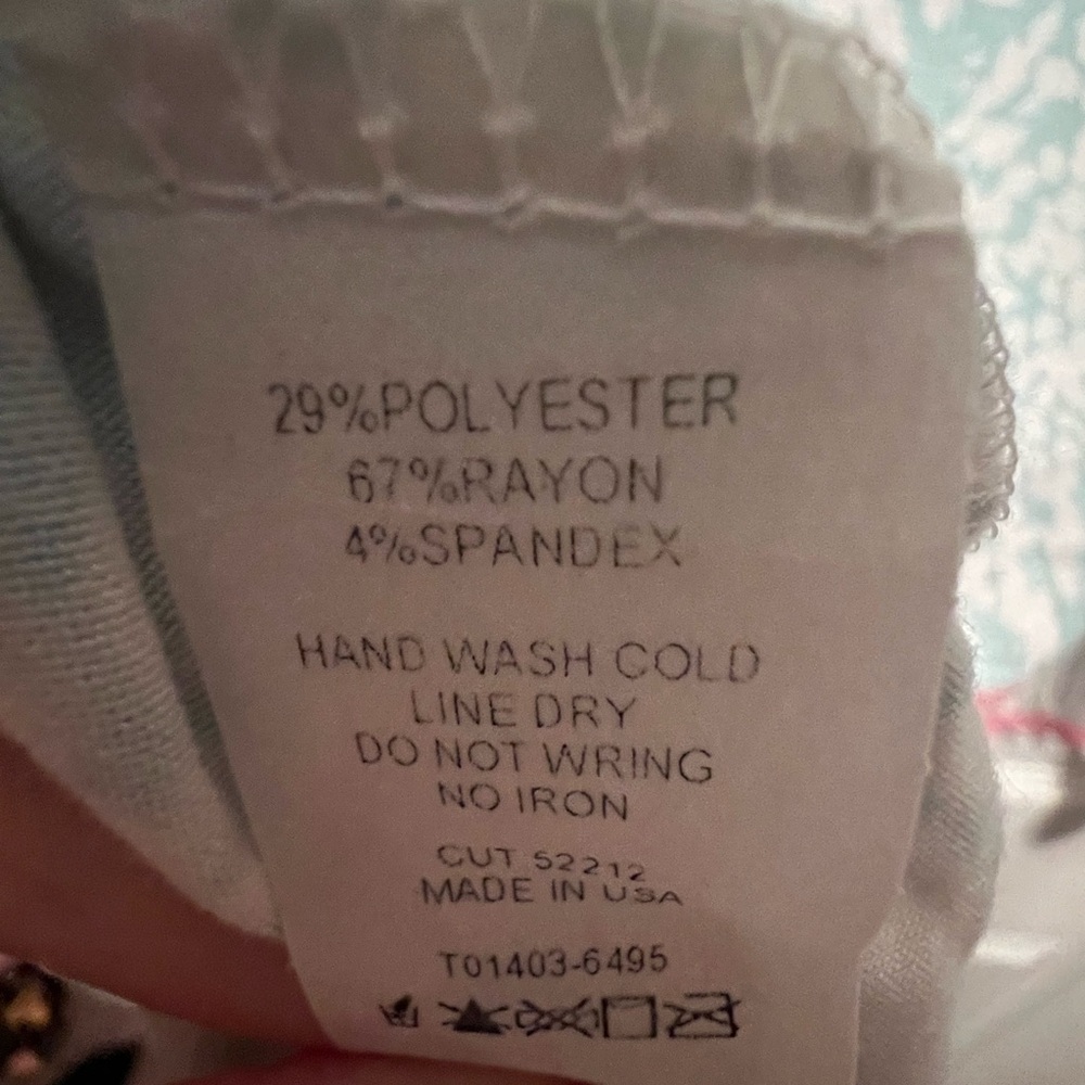 Honeyme Sleeveless Tank Top - Light Blue and Pink - Picture 5 of 5